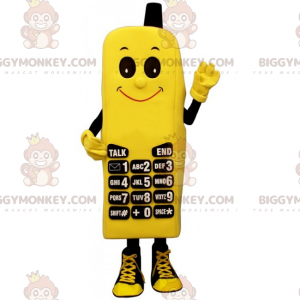 Fantasia de mascote BIGGYMONKEY™ para telefone com rosto
