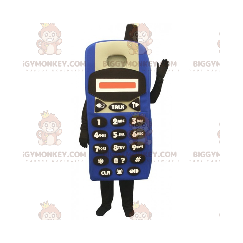 Costume de mascotte BIGGYMONKEY™ de téléphone cellulaire -