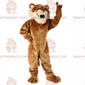 Säbelzahntiger BIGGYMONKEY™ Maskottchenkostüm - Biggymonkey.com