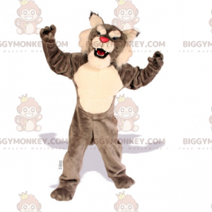 Costume da mascotte BIGGYMONKEY™ tigre dal naso rosso -