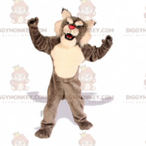 Röd Nosed Tiger BIGGYMONKEY™ Maskotdräkt - BiggyMonkey maskot