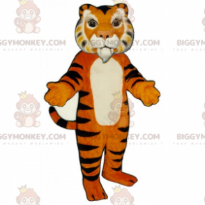 BIGGYMONKEY™ Tiger with White Goat Mascot Costume –