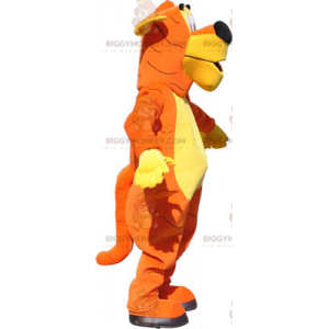 Costume de mascotte BIGGYMONKEY™ de tigre bicolore Orange et