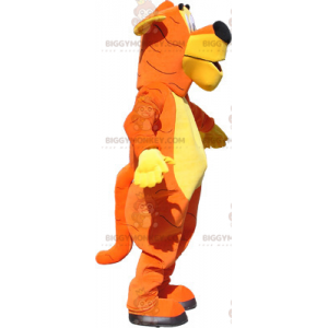 Orange and Yellow Bicolor Tiger BIGGYMONKEY™ Mascot Costume –