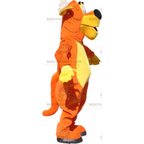Disfraz de mascota BIGGYMONKEY™ de tigre bicolor naranja y