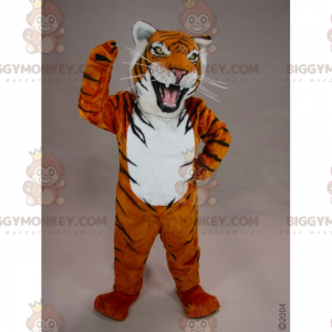 Tollwütiger Tiger BIGGYMONKEY™ Maskottchen-Kostüm -