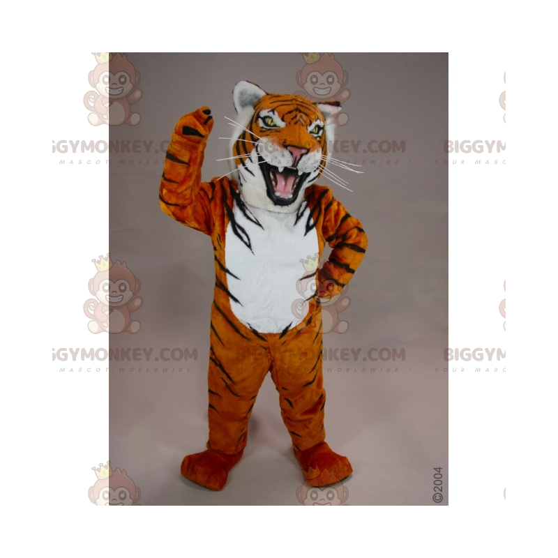 Costume de mascotte BIGGYMONKEY™ de tigre enragé -