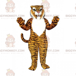 Costume de mascotte BIGGYMONKEY™ de tigre féroce -