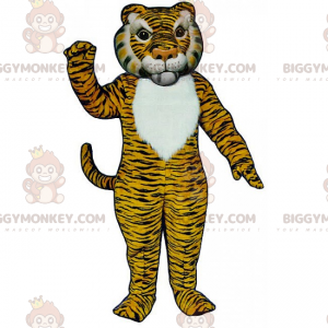 Disfraz de mascota tigre amarillo y negro BIGGYMONKEY™ -