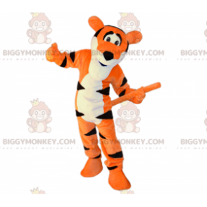 Costume da mascotte BIGGYMONKEY™ tigre arancione -