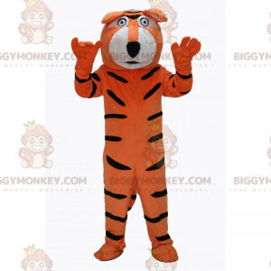 Costume de mascotte BIGGYMONKEY™ de tigre orange -