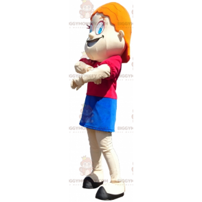 Traje de mascote BIGGYMONKEY™ de olhos redondos de tigre