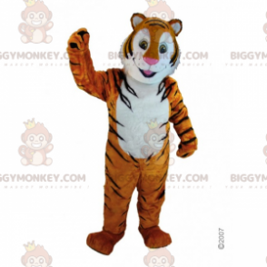 Leende tiger BIGGYMONKEY™ maskotdräkt - BiggyMonkey maskot