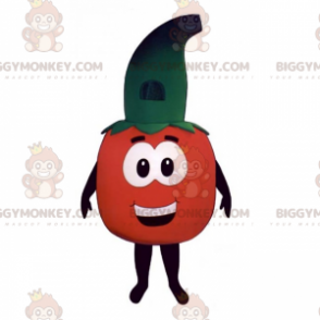 Disfraz de mascota Tomato BIGGYMONKEY™ con sombrero de bruja -