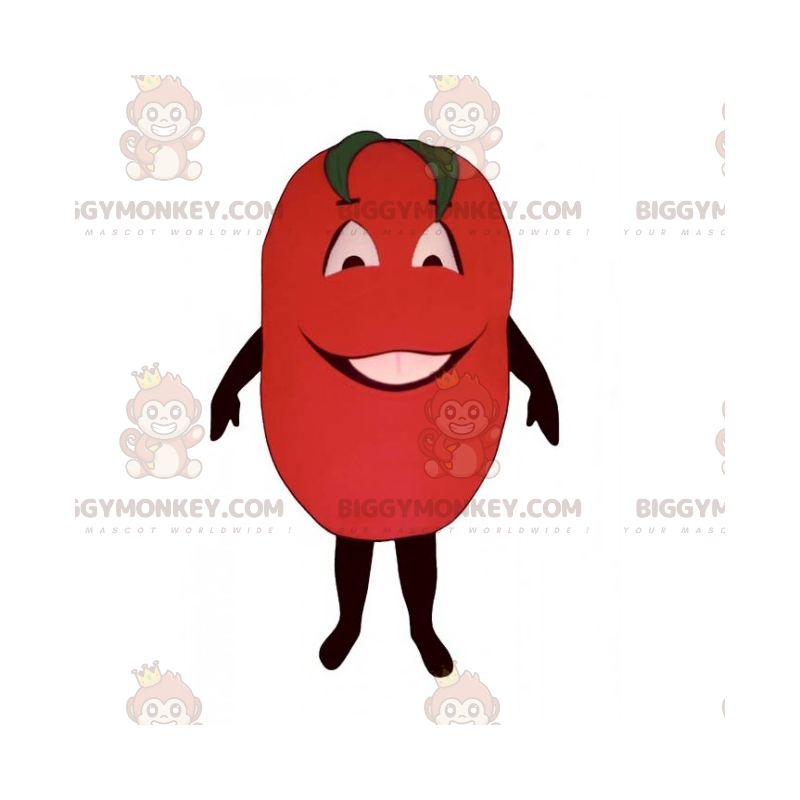 Costume da mascotte BIGGYMONKEY™ di pomodoro sorridente -