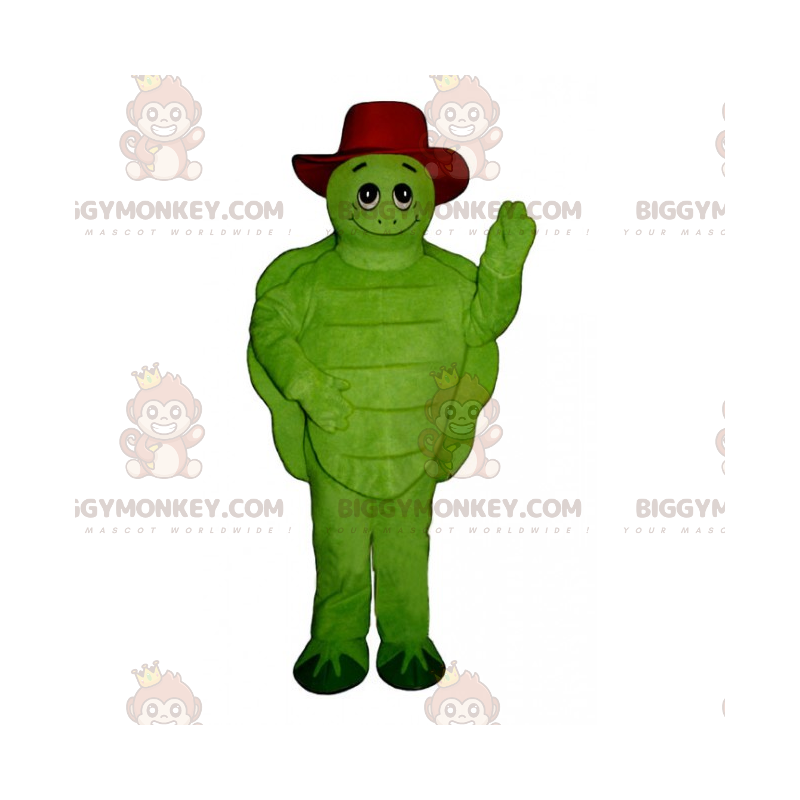 Traje de mascote de tartaruga BIGGYMONKEY™ com chapéu –