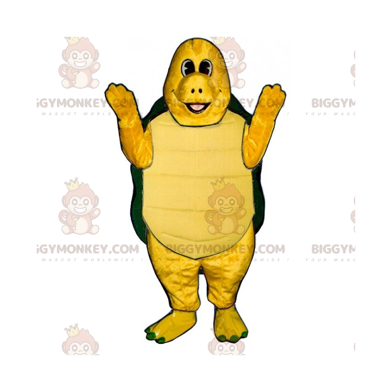 Costume da mascotte BIGGYMONKEY™ tartaruga sorridente -