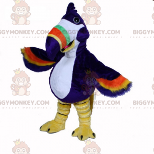 Flerfarvet Tucan BIGGYMONKEY™ maskotkostume - Biggymonkey.com