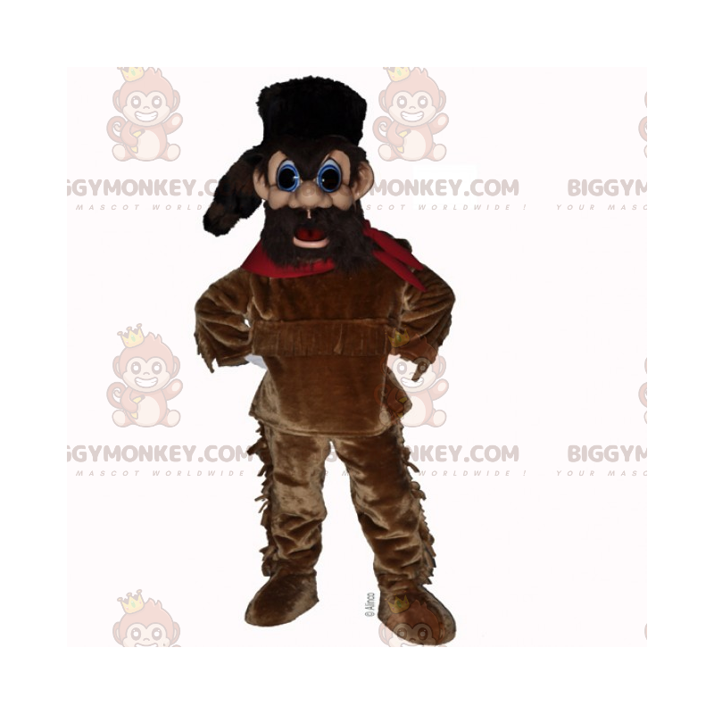 Costume de mascotte BIGGYMONKEY™ de trappeur - Biggymonkey.com