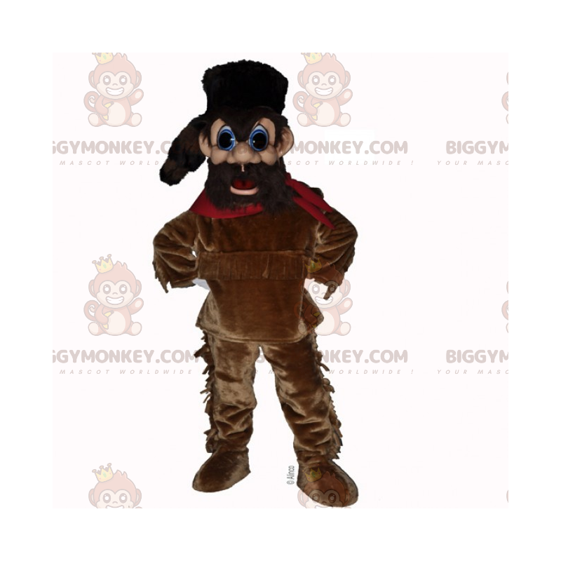 Trapper BIGGYMONKEY™ maskottiasu - Biggymonkey.com