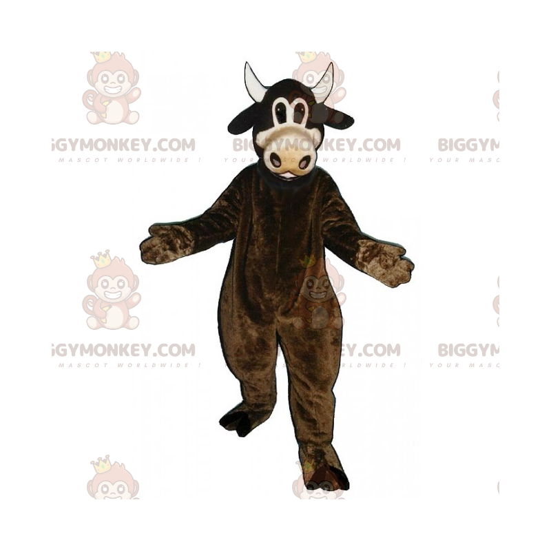 Kostým maskota hnědé krávy BIGGYMONKEY™ – Biggymonkey.com
