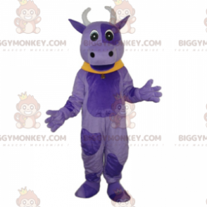 Paarse koe BIGGYMONKEY™ mascottekostuum - Biggymonkey.com