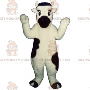 Schwarznasiges Kuh-BIGGYMONKEY™-Maskottchen-Kostüm -