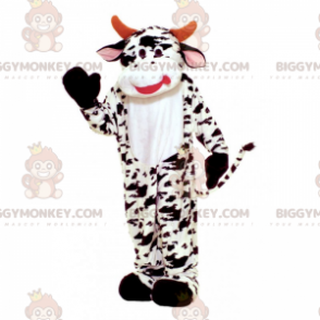 Cowhide with Red Horn BIGGYMONKEY™ Mascot Costume -