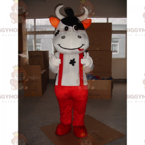 Costume da mascotte BIGGYMONKEY™ in pelle bovina con tuta -