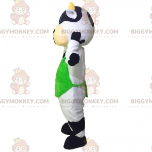 Costume da mascotte da mucca BIGGYMONKEY™ con grembiule -