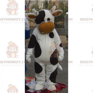 Costume da mascotte BIGGYMONKEY™ da mucca dal naso abbronzato -