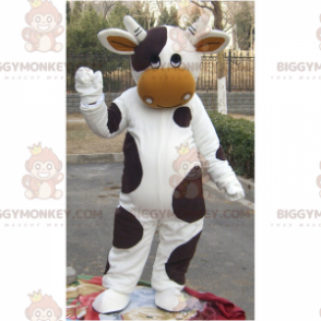 Costume de mascotte BIGGYMONKEY™ de vachette nez beige -