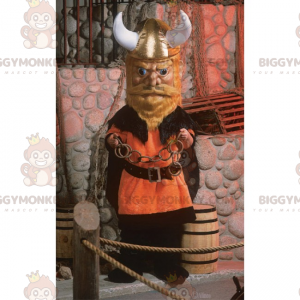 Costume da mascotte vichingo biondo BIGGYMONKEY™ -