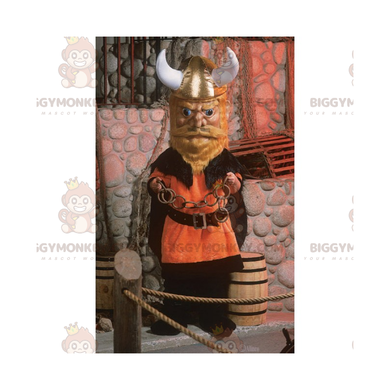 Costume da mascotte vichingo biondo BIGGYMONKEY™ -