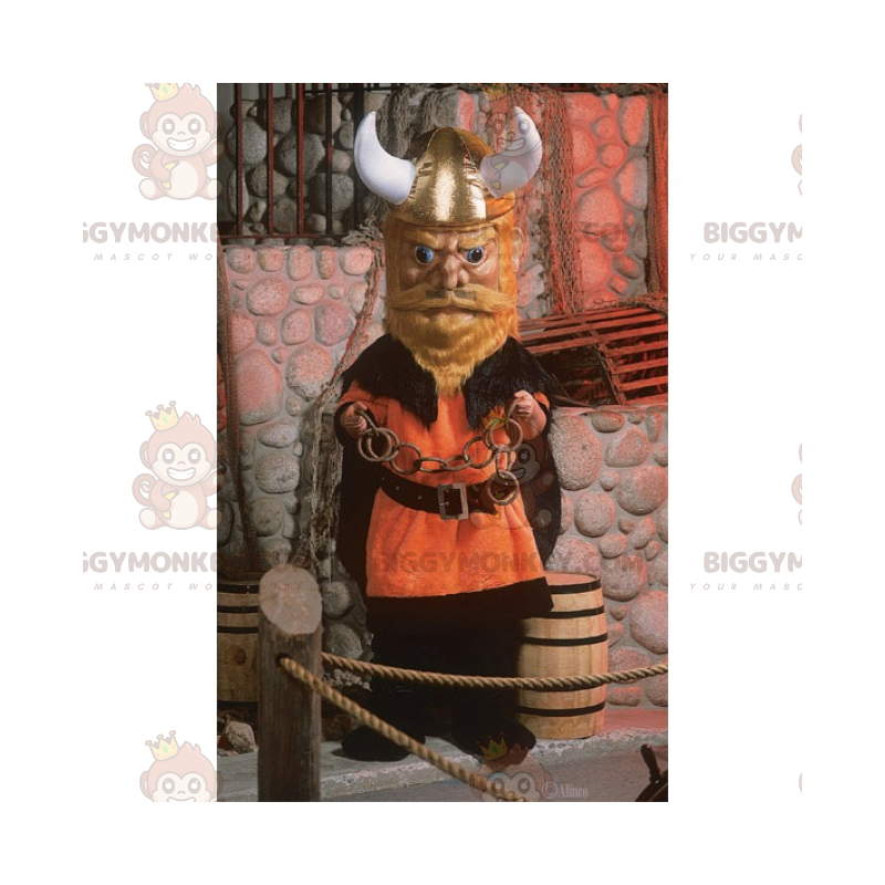 Costume de mascotte BIGGYMONKEY™ de Viking blond -