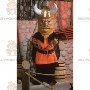 Costume de mascotte BIGGYMONKEY™ de Viking blond -