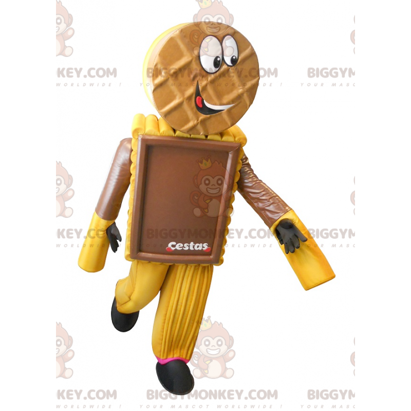 Στολή μασκότ BIGGYMONKEY™ με σοκολατένιο κέικ - Biggymonkey.com