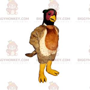 Trefärgad fjäderfä BIGGYMONKEY™ maskotdräkt - BiggyMonkey maskot