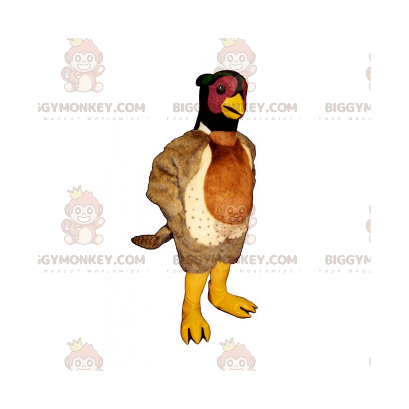 Disfraz de mascota BIGGYMONKEY™ de aves de corral tricolor -