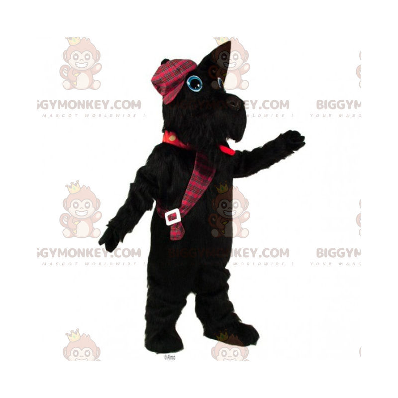 Traje de mascote Yorkshire BIGGYMONKEY™ com boné –