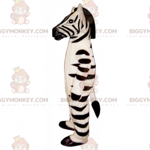 Kostium maskotki BIGGYMONKEY™ Zebra z długim grzebieniem -
