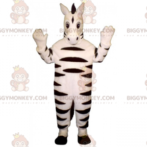 Disfraz de mascota de cebra blanca BIGGYMONKEY™ -