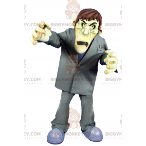 Traje de mascote BIGGYMONKEY™ de Frankenstein em tom de pele