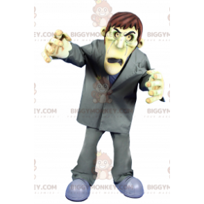 Traje de mascote BIGGYMONKEY™ de Frankenstein em tom de pele