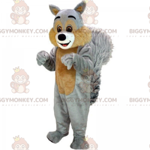Pehmeä karvainen orava BIGGYMONKEY™ maskottiasu -