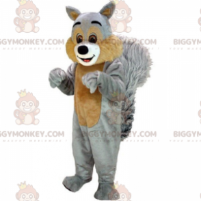 Costume da mascotte da morbido scoiattolo peloso BIGGYMONKEY™ -