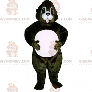 Costume da mascotte BIGGYMONKEY™ da scoiattolo dal ventre