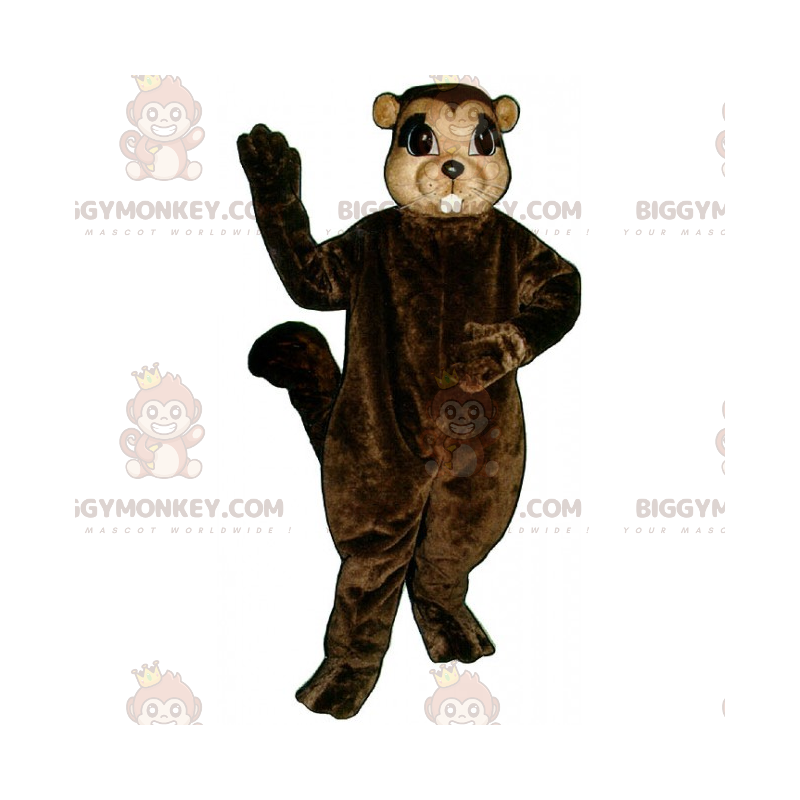 Στολή μασκότ Big Eyed Squirrel BIGGYMONKEY™ - Biggymonkey.com