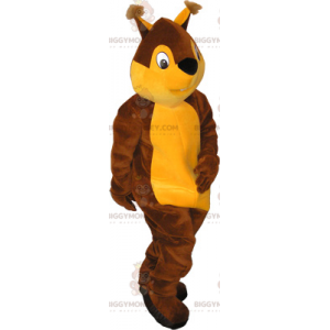 Costume de mascotte BIGGYMONKEY™ d'écureuil bicolore -