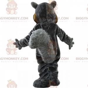 Grijze en bruine eekhoorn BIGGYMONKEY™ mascottekostuum -